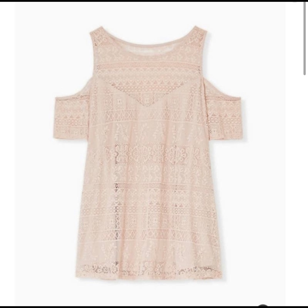 Nude Lace Top
